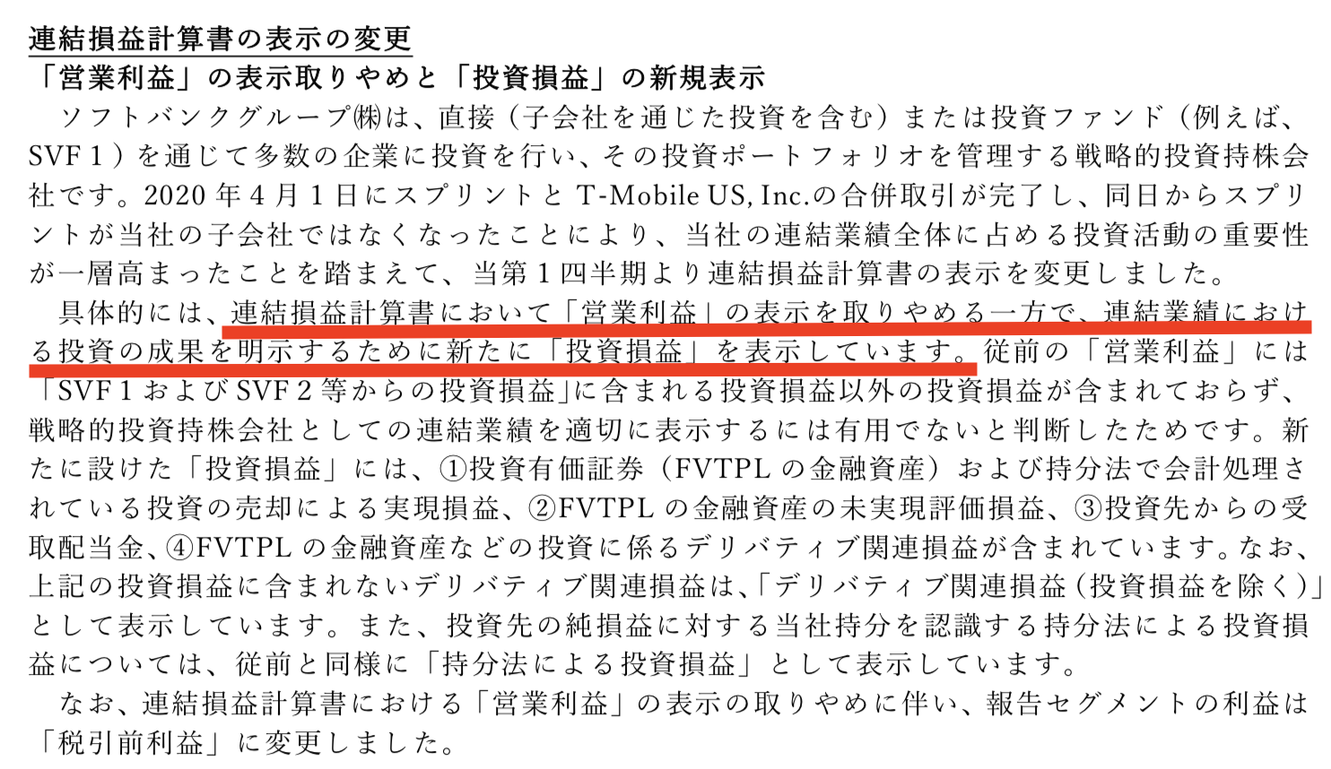ソフトバンクグループ株式会社 2021年